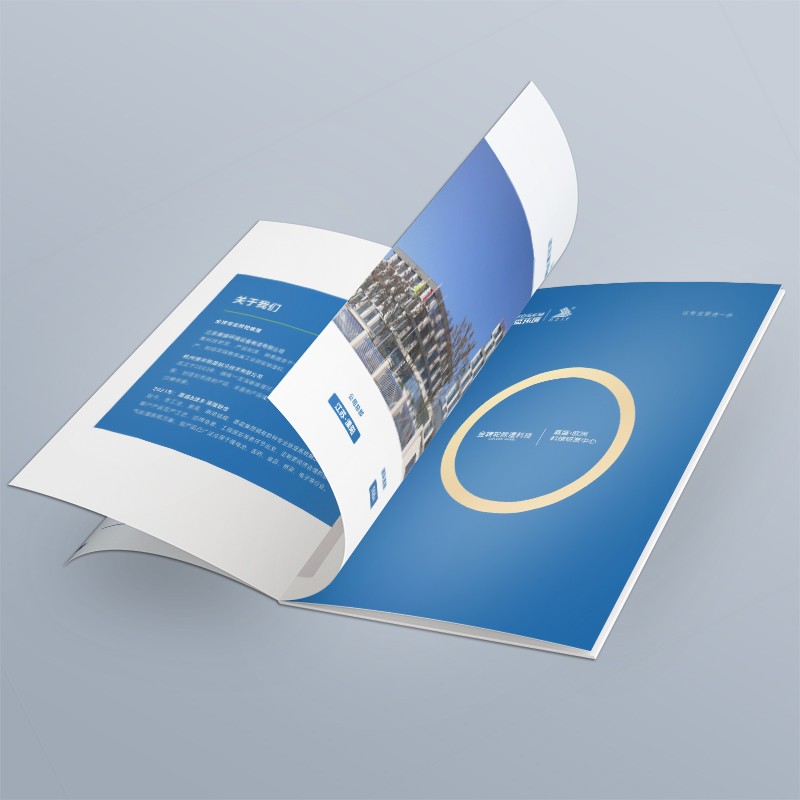 清新雅致藍白主色調(diào)工業(yè)除濕設備畫冊設計案例鑒賞